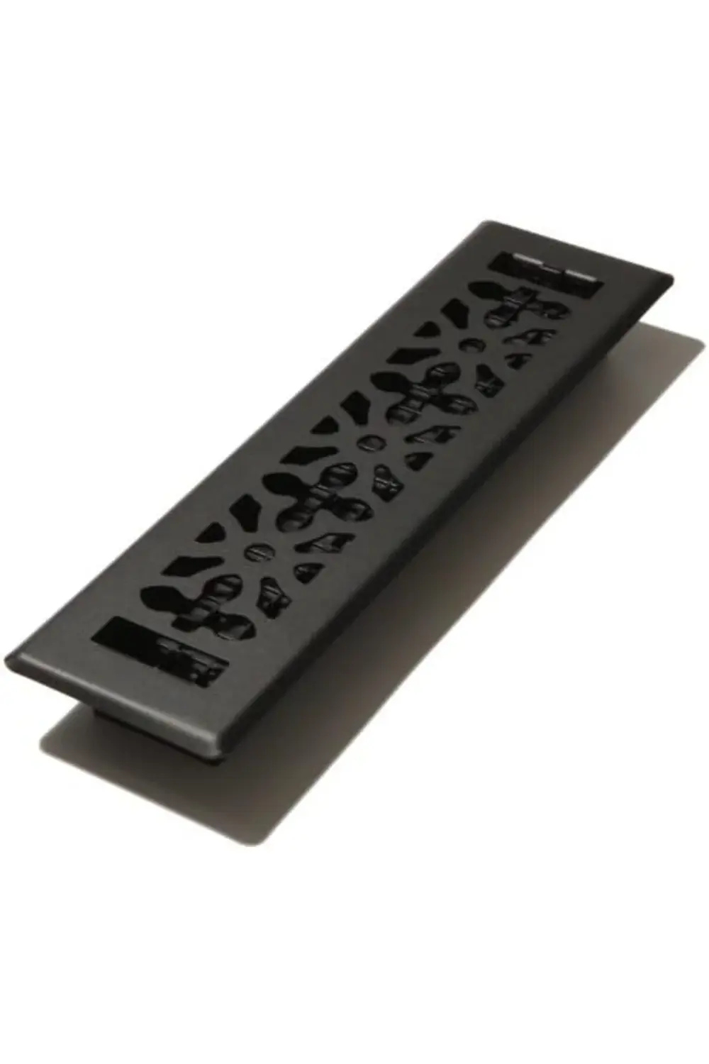 trendyvision 2 inch 12 inç Gotik Steel Floor Register, AGH212-BLK