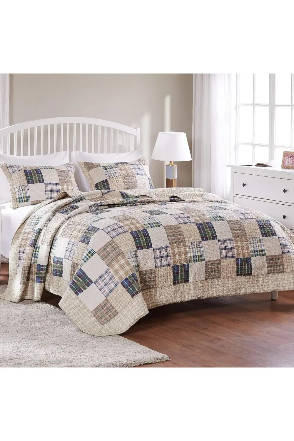 trendyvision 2 Parça Yorgan Seti, İkiz, Çok Renkli buyflicker 395