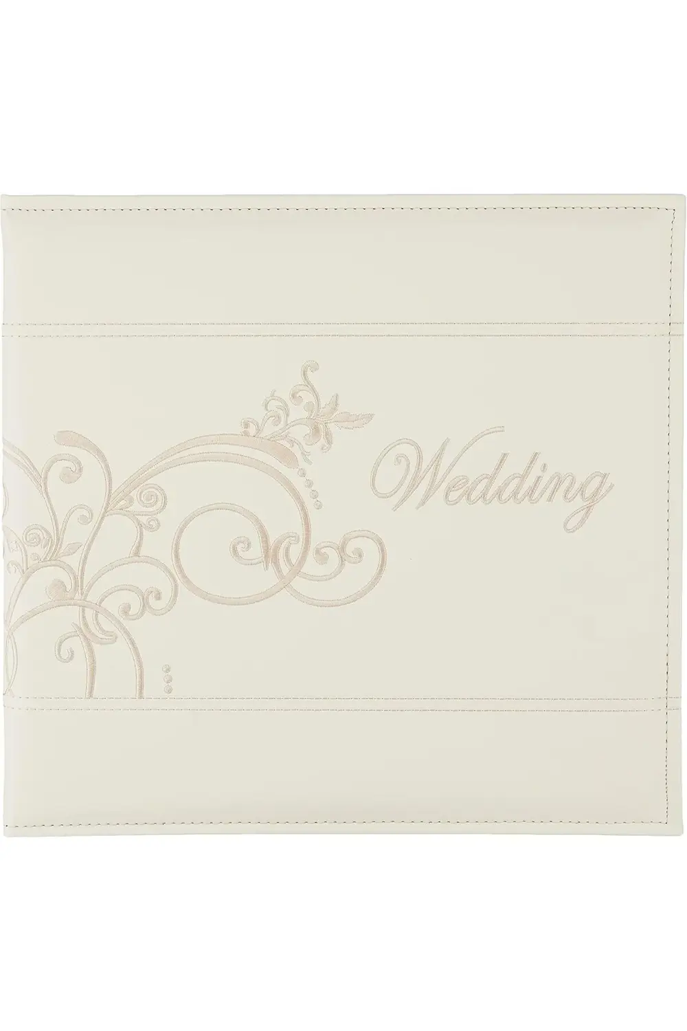 trendyvision 30,48 cm x 30,48 cm Albüm Düğün Albümü Kremsi beyaz
