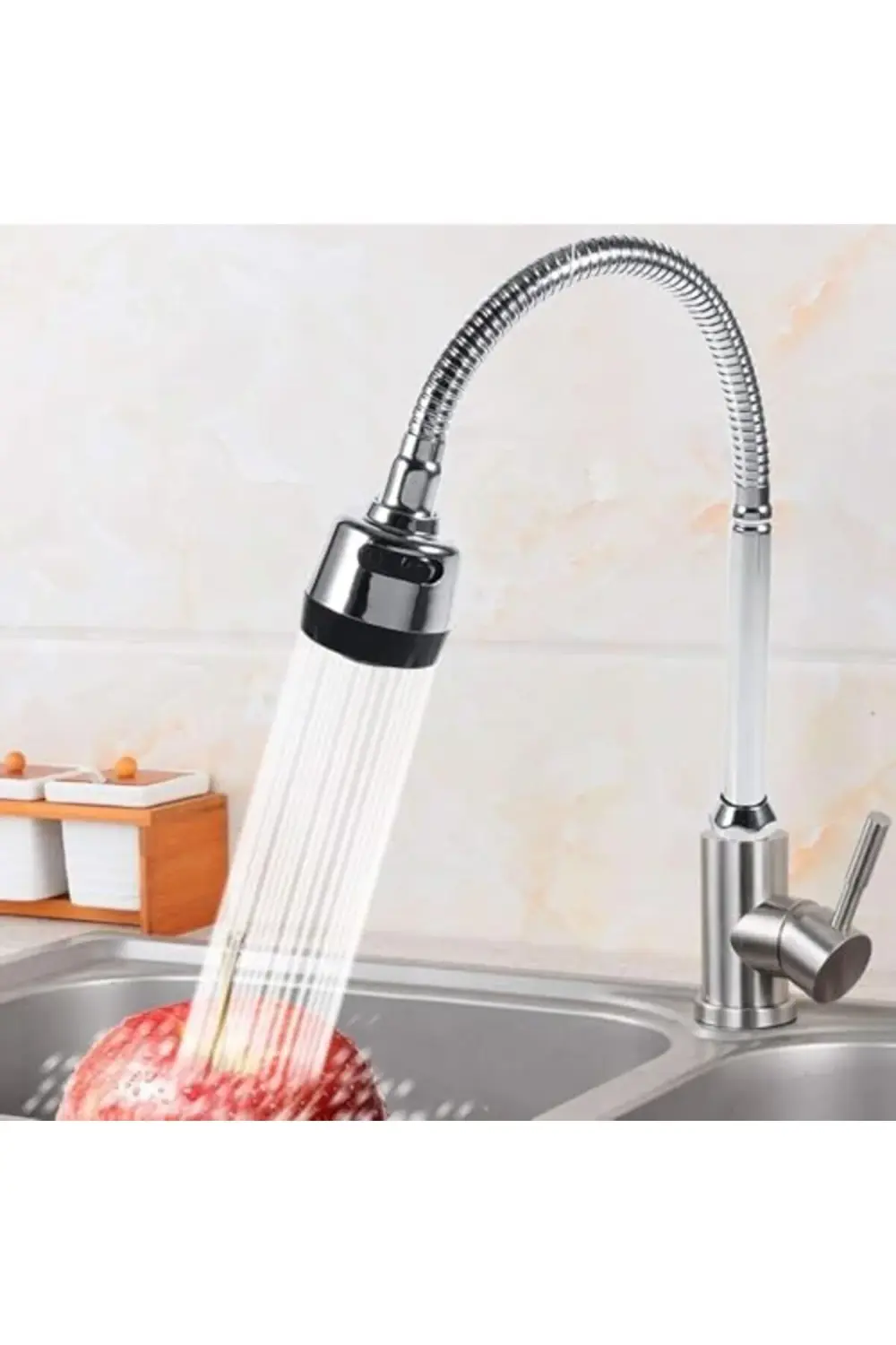 trendyvision 360° Dönebilen Mutfak Lavabo Musluğu – 304 Paslanmaz