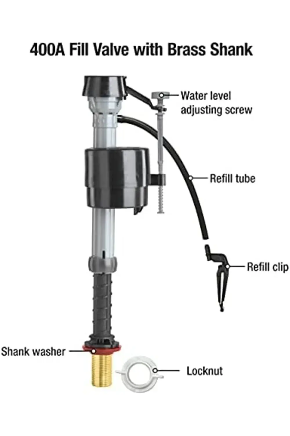 trendyvision 400A-019 Pirinç Saplı Tuvalet Doldurma Vanası buyfli