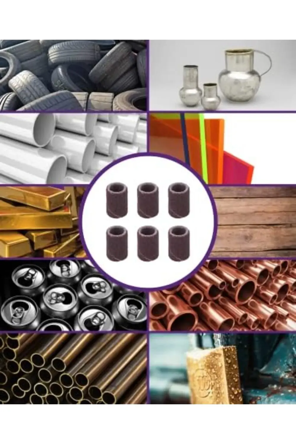 trendyvision 438 Bant Zımpara 6,4 mm, 120 Kumlu, 6'lı buyflicker