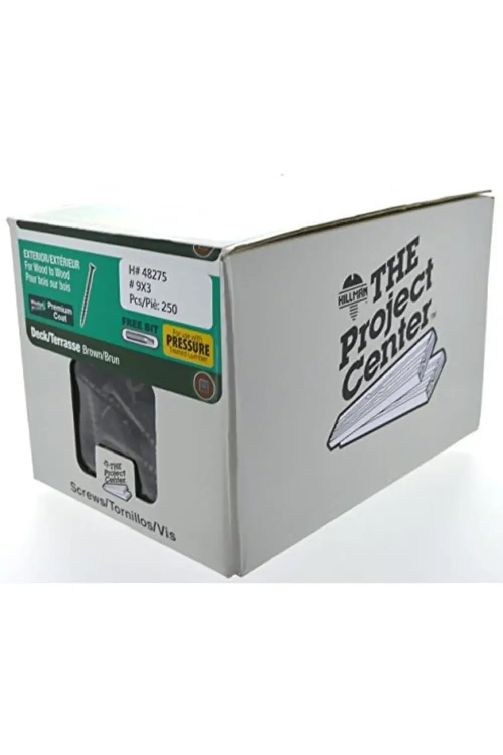 trendyvision 48275 Kahverengi Kare Tahrik Güverte Vidaları (# 9 x