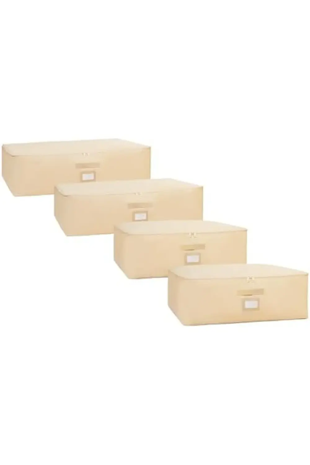 trendyvision 4'lü Bej Altı Hurç Set 2 Adet 62 x 46 x 22/2 Adet 74