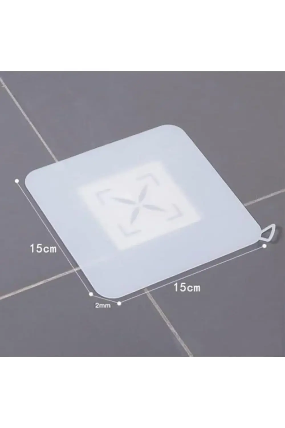 trendyvision 4'lü Silikon Tahliye Kapağı, Koku Önleyici Küvet Tık