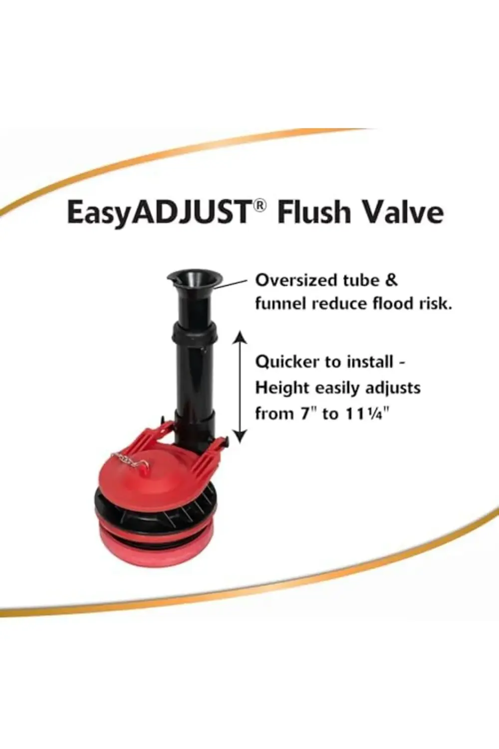 trendyvision 5030BP Ayarlanabilir Gömme Valf Kiti, 3-İnç buyflick