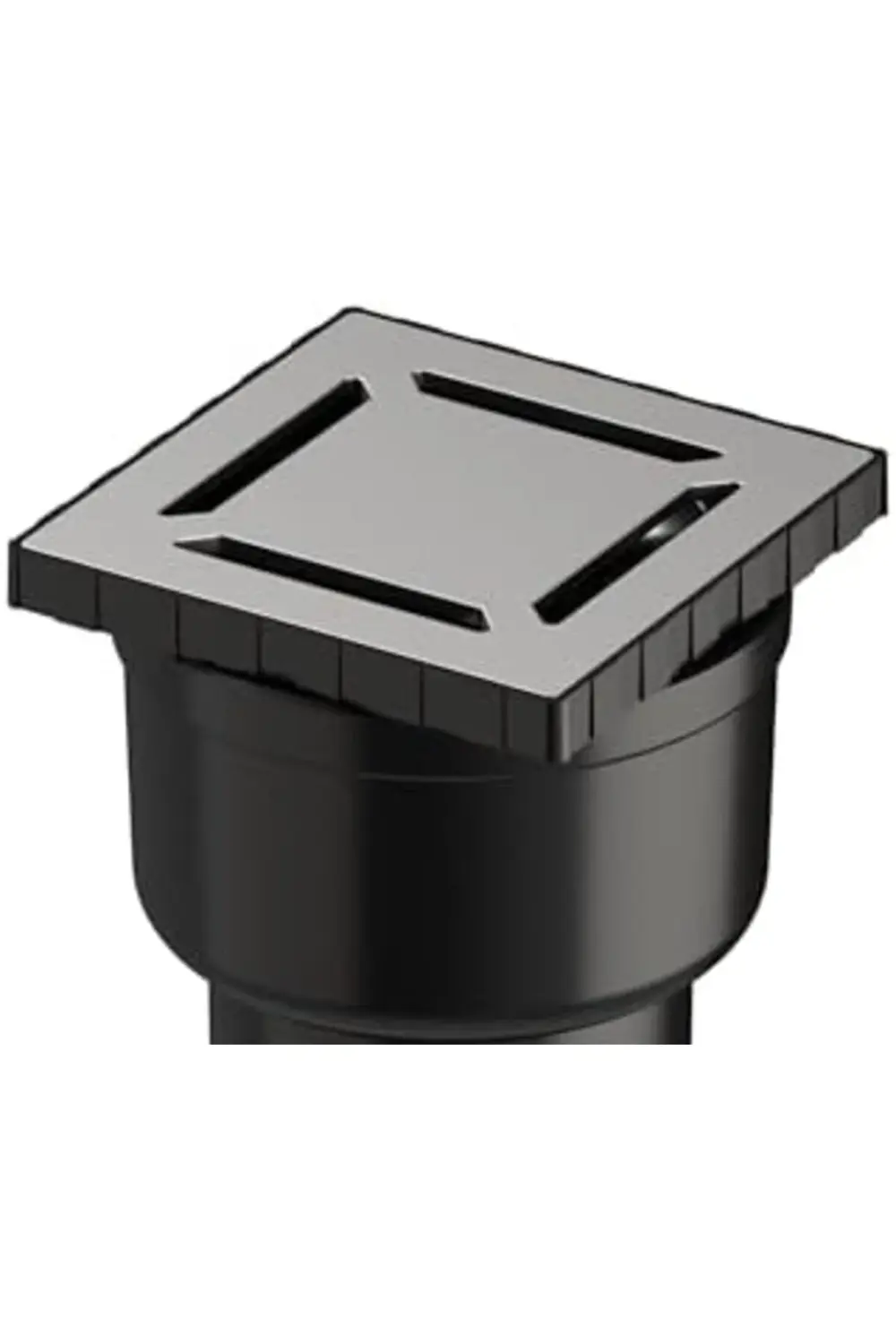 trendyvision 5608276 Duş Kanalı, Çıkışlı, 10x10 cm, DK 100 Kapak,