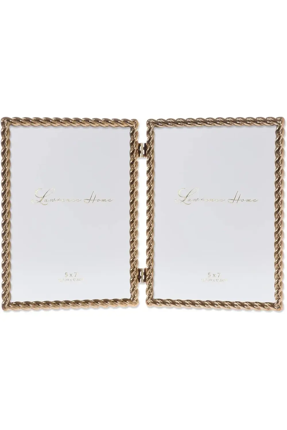 trendyvision 5x7 Menteşeli Çift Döküm Metal Resim Çerçeveleri, Al