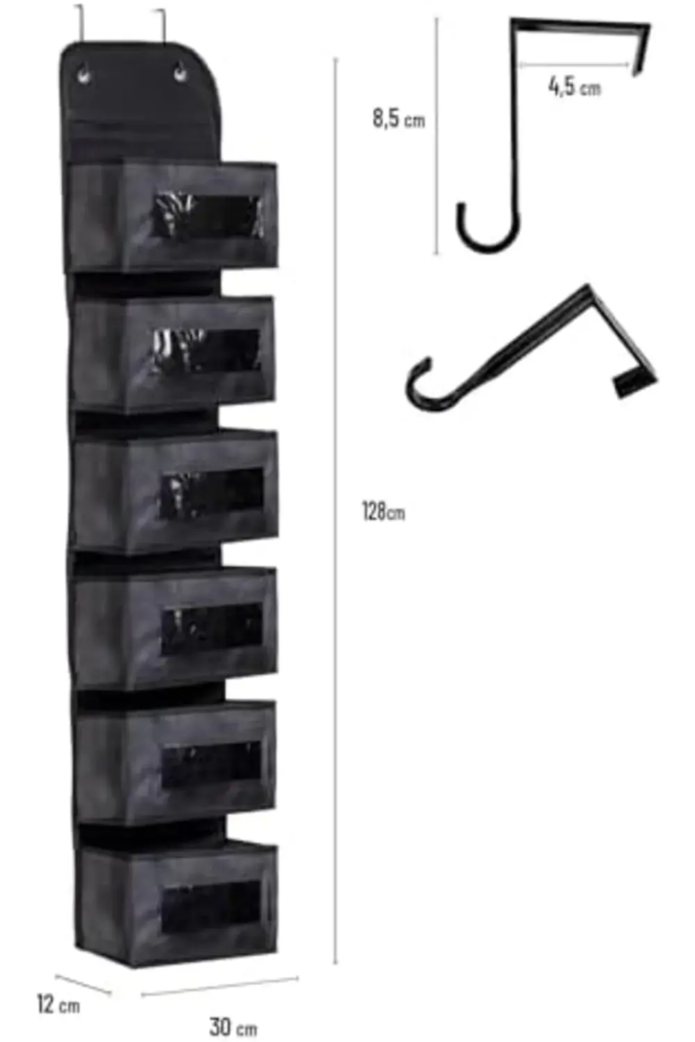 trendyvision 6 Katlı Kapı Arkası Düzenleyici Raf Bebek Eşyası Çoc