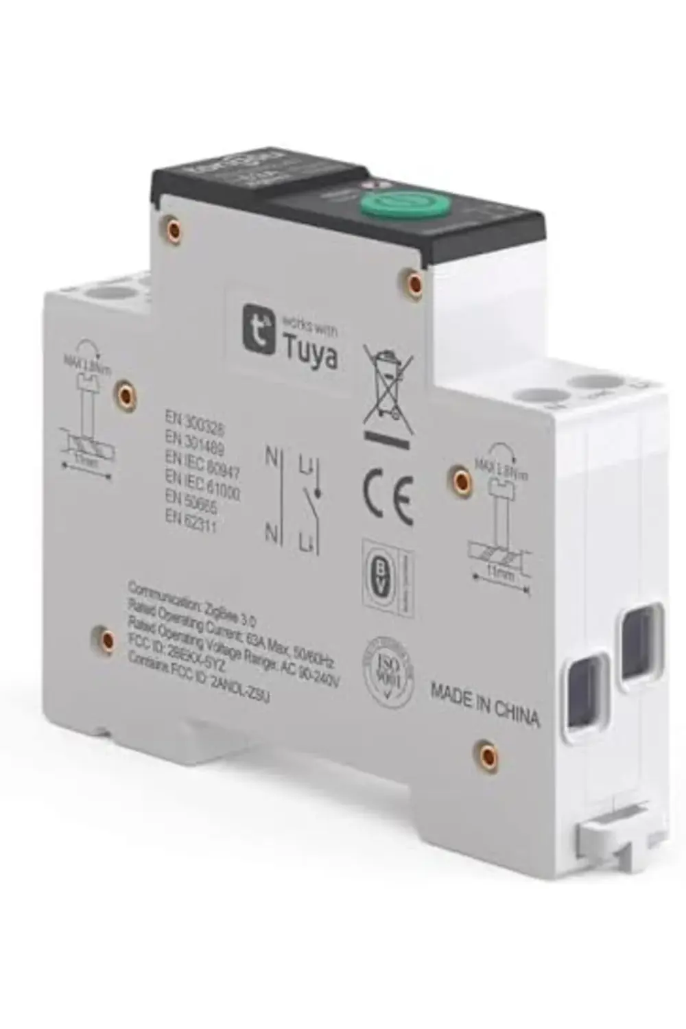 trendyvision 63 Amper Akıllı Sigorta (, Smart Life, Zigbee2MQTT U