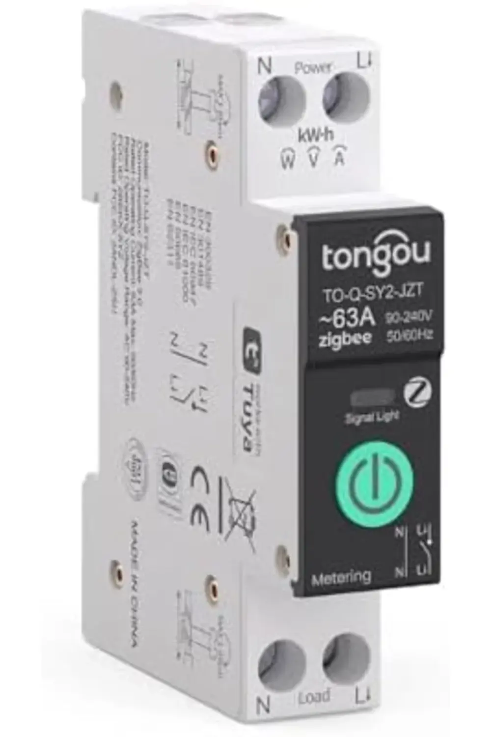 trendyvision 63 Amper Akıllı Sigorta (, Smart Life, Zigbee2MQTT U