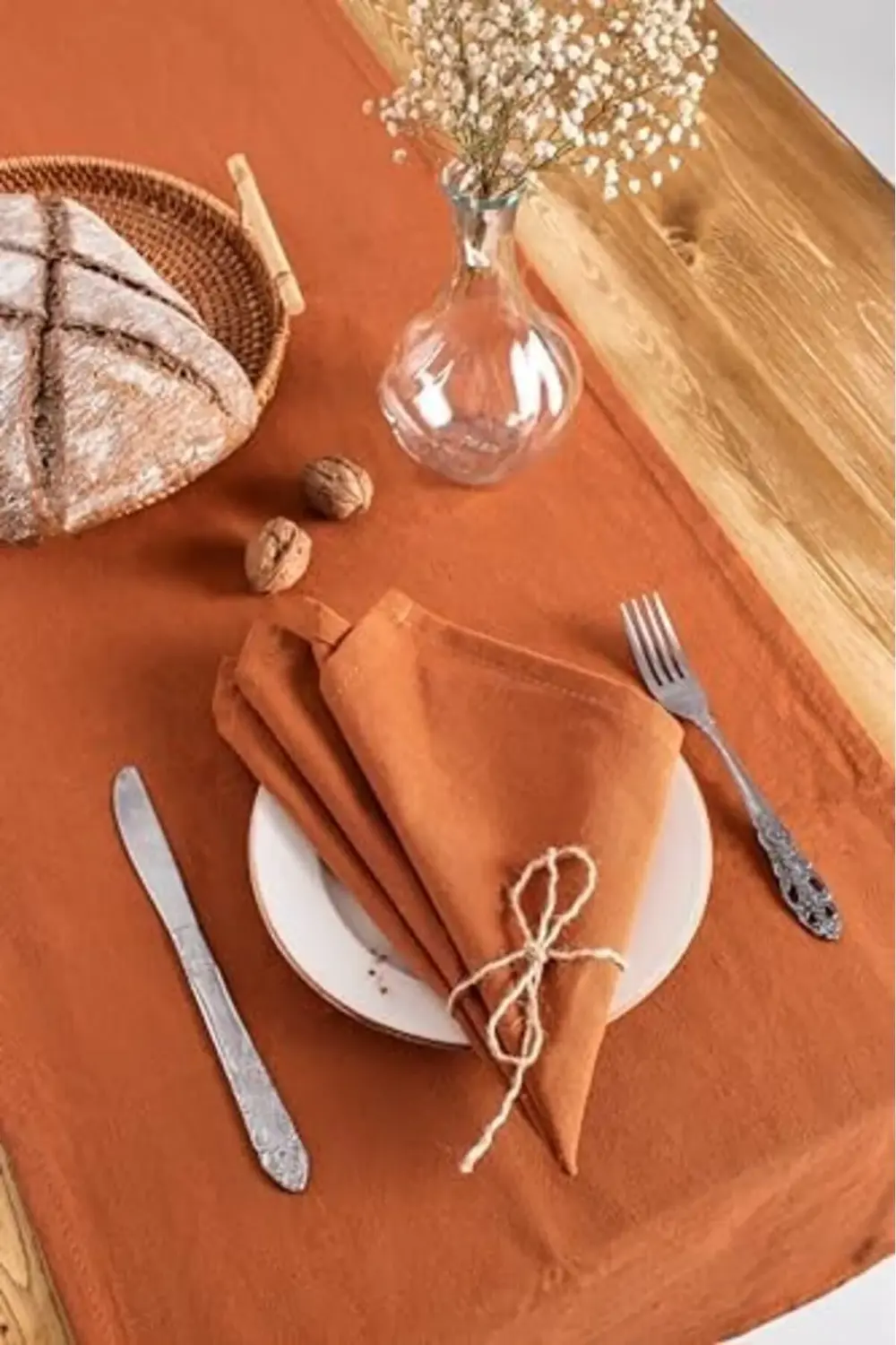 trendyvision 6'lı Premium Peçete 40 X 40 (Tarçın) buyflicker 3955