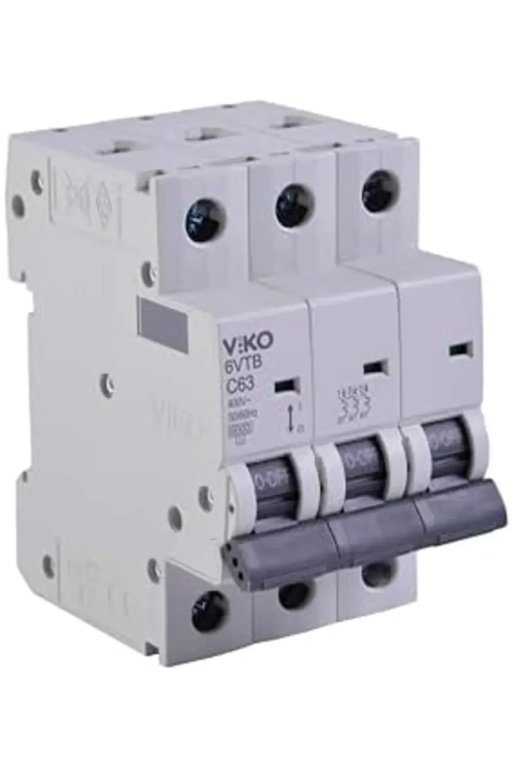 trendyvision 6VTB-3C63 Otomatik Sigorta 6kA C Tipi 3 Kutup 63A bu