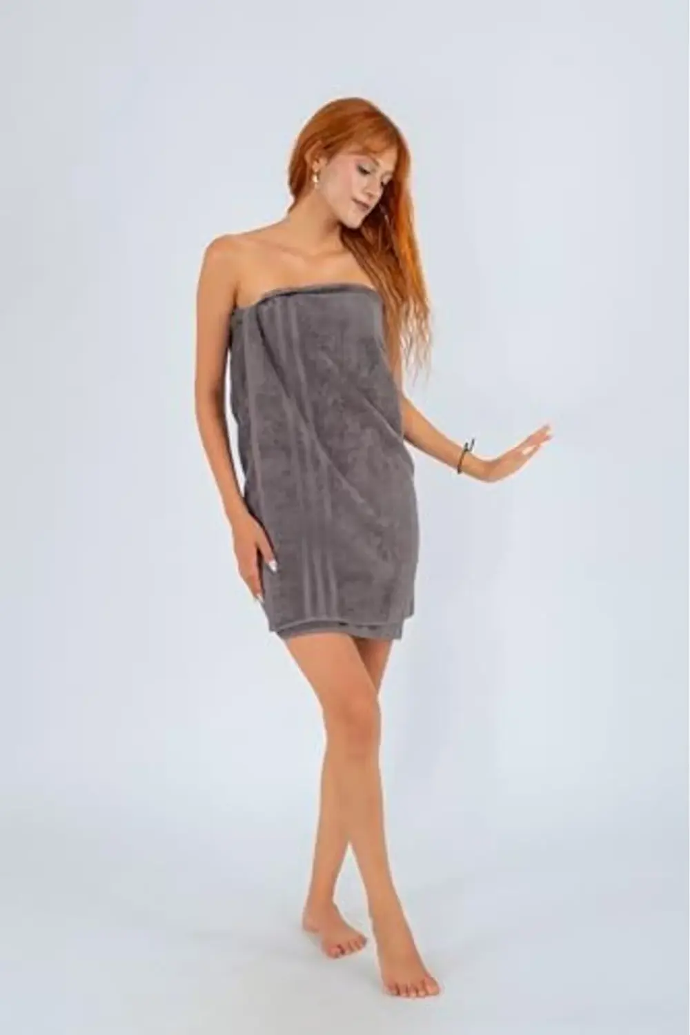 trendyvision 70X140 Banyo Havlusu (Gri) buyflicker 395519