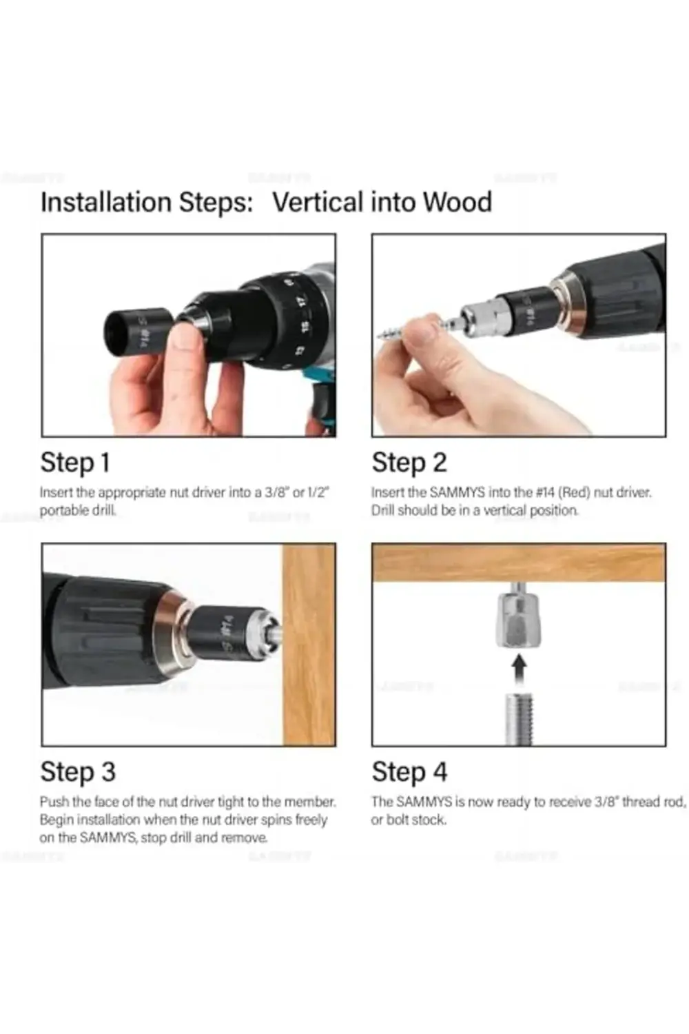 trendyvision 8139957-25 SH-GST 20 3/8" Vida Döner Dişli Çubuk Çap