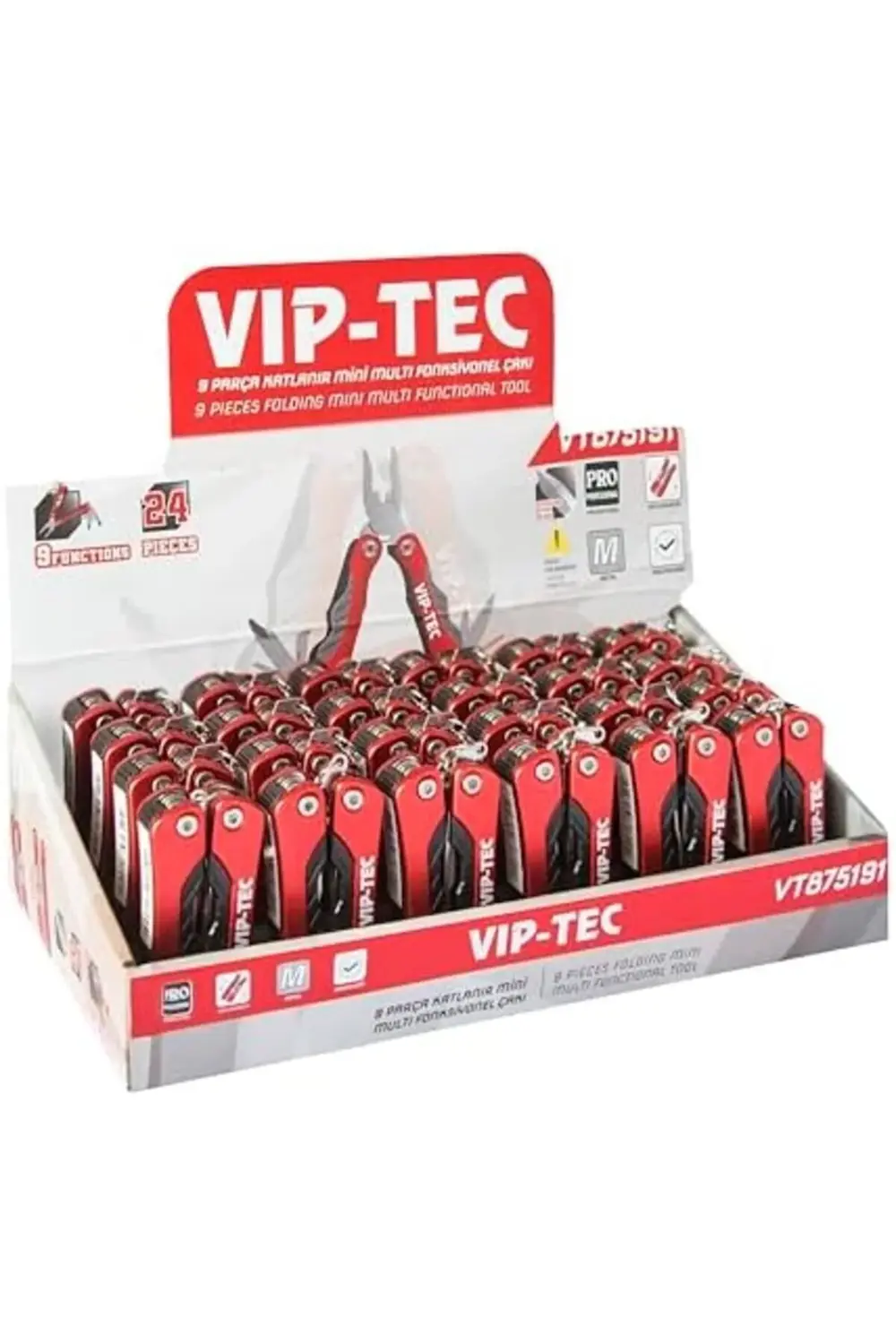 trendyvision 9 PARÇA MINI FONKSİYONEL ÇAKI PENSE VT875191 buyflic