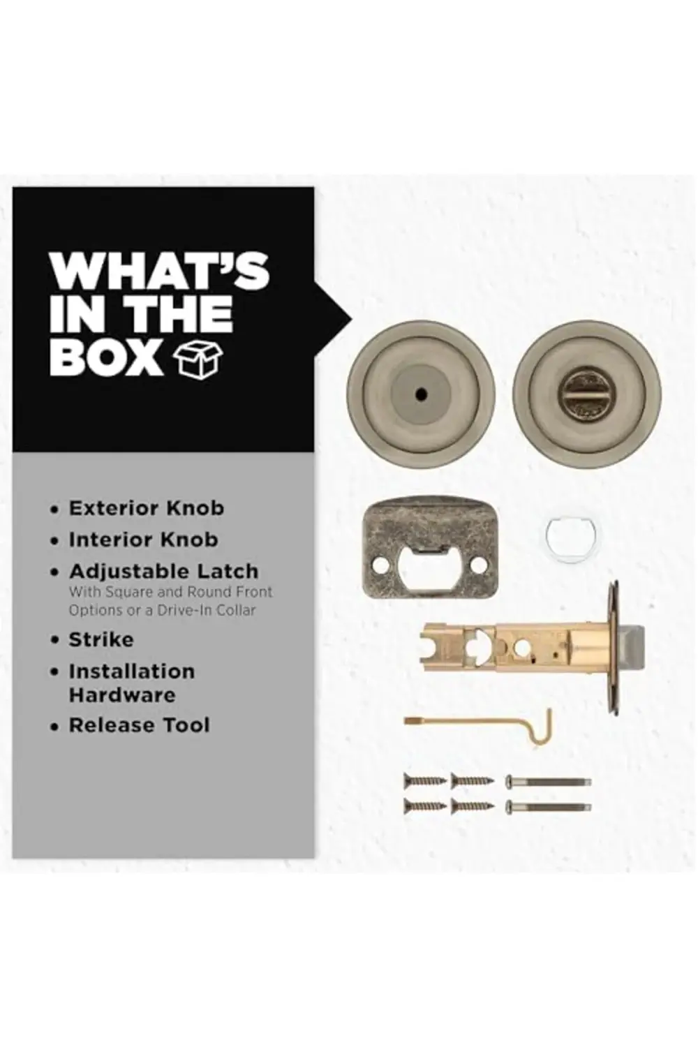 trendyvision 93001-869 Tylo Yatak ve Banyo Düğmesi Antik Pirinç b