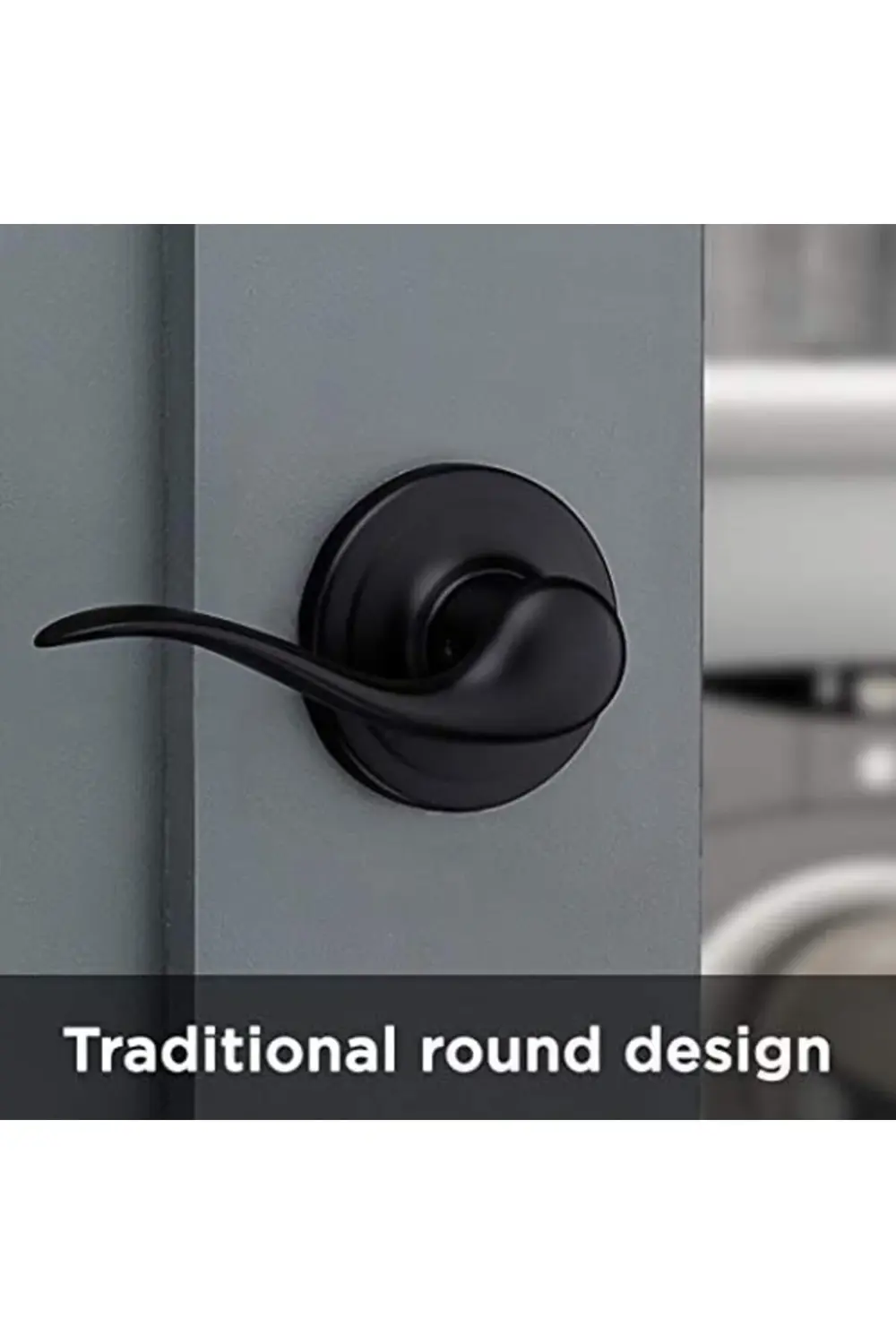 trendyvision 97200-816 Tustin Hall/Closet Lever, Iron buyflicker