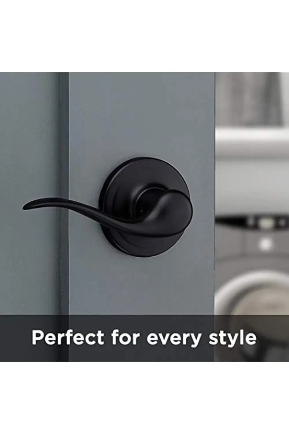 trendyvision 97200-816 Tustin Hall/Closet Lever, Iron buyflicker