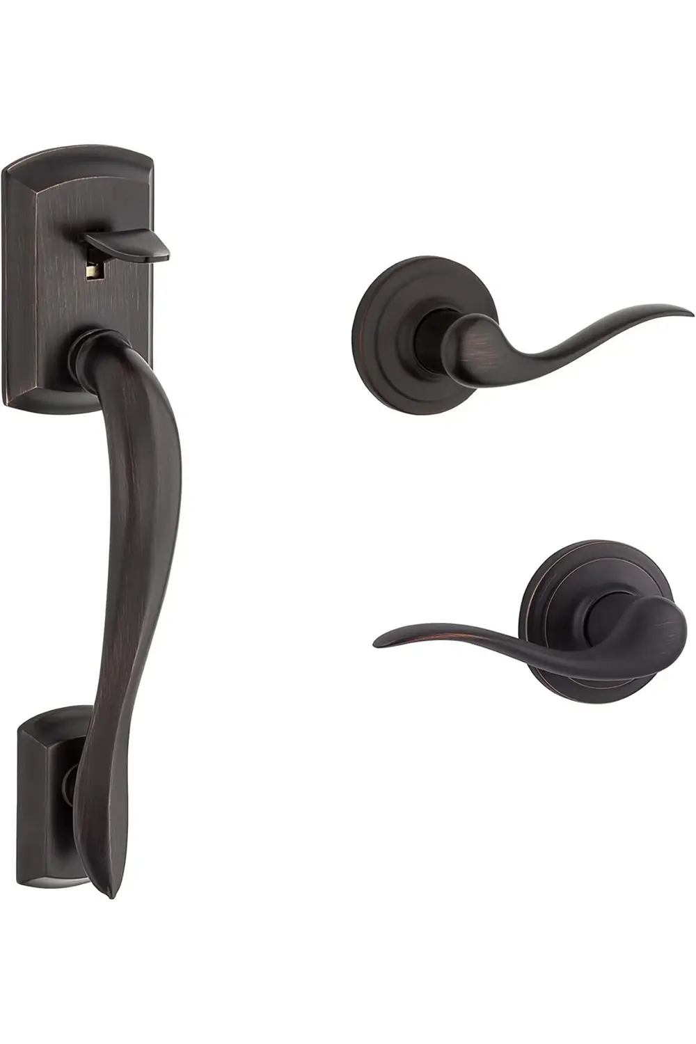 trendyvision 98150-002 Avalon Exterior Handle Only with Tustin Ri