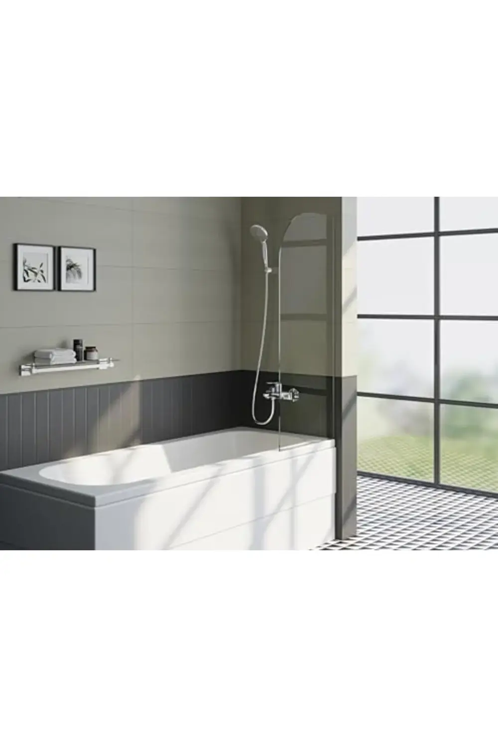 trendyvision A45681 5F El Duşu Takımı, Krom buyflicker 395519