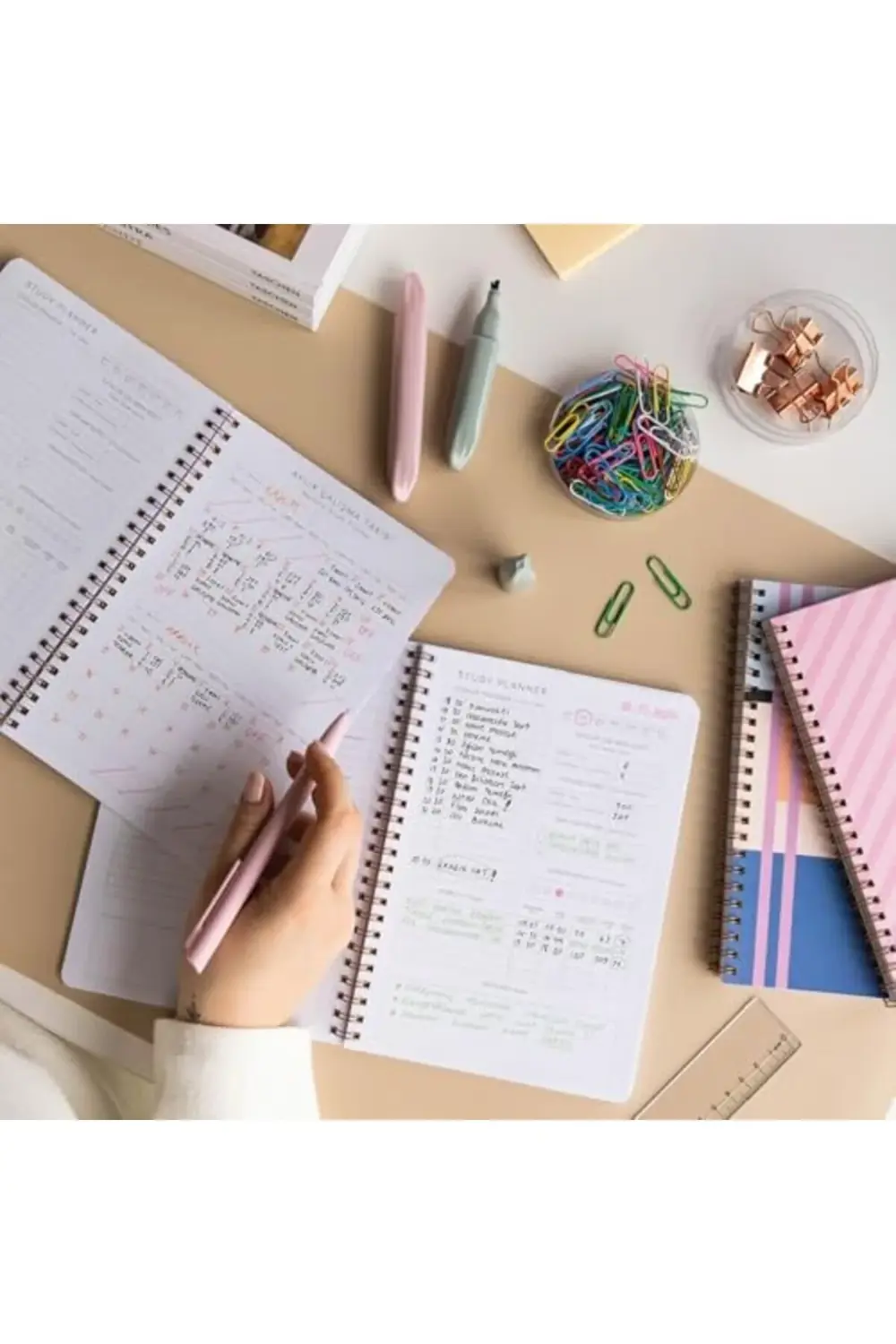 trendyvision A5 Spiralli Ders Çalışma Planlayıcısı - - Sınava Haz