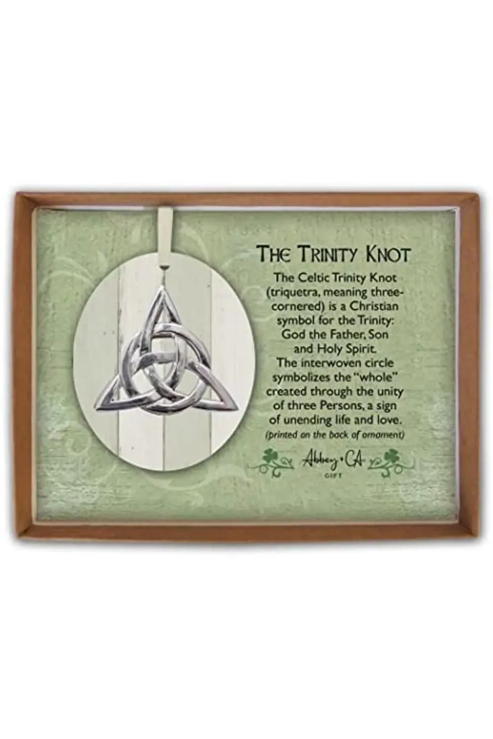 trendyvision Abbey & CA Hediye Trinity Düğüm MDF Süsleme Krem Kur