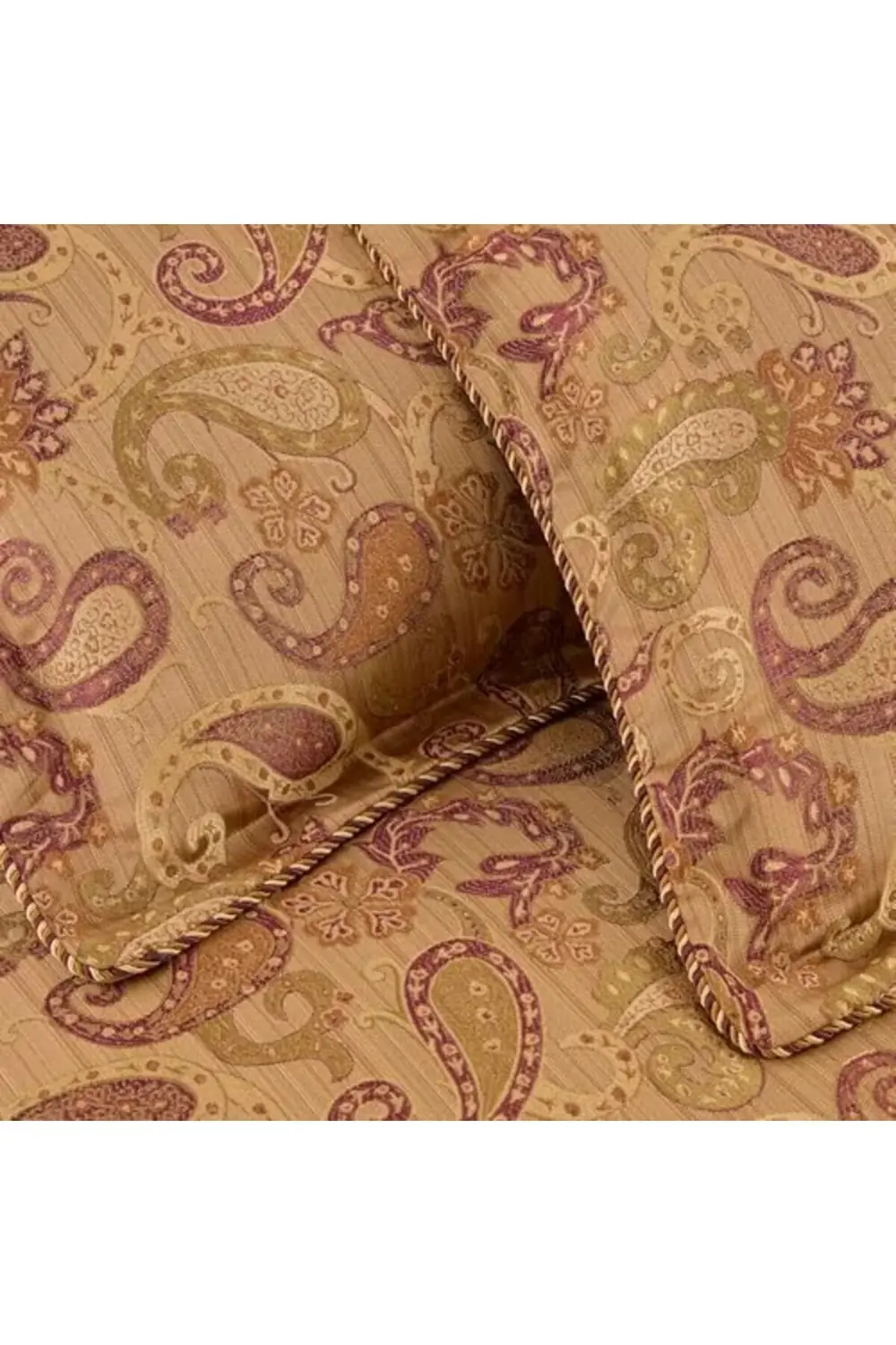 trendyvision Adelle 7 Parça Şal Desenli İşlemeli Yorgan Nevresim