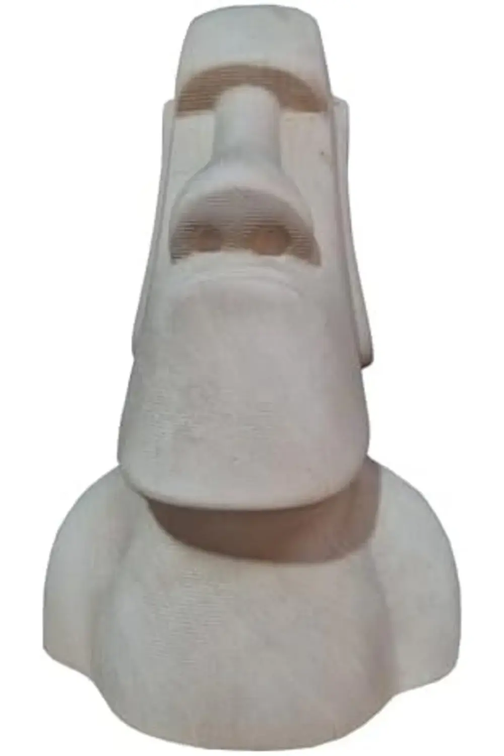 trendyvision Ahşap Dekoratif Büst Heykeli Moai buyflicker 395519