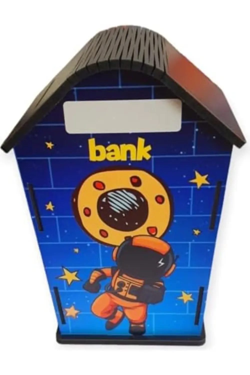 trendyvision Ahşap Ev Kumbara Uzay Temalı buyflicker 395519