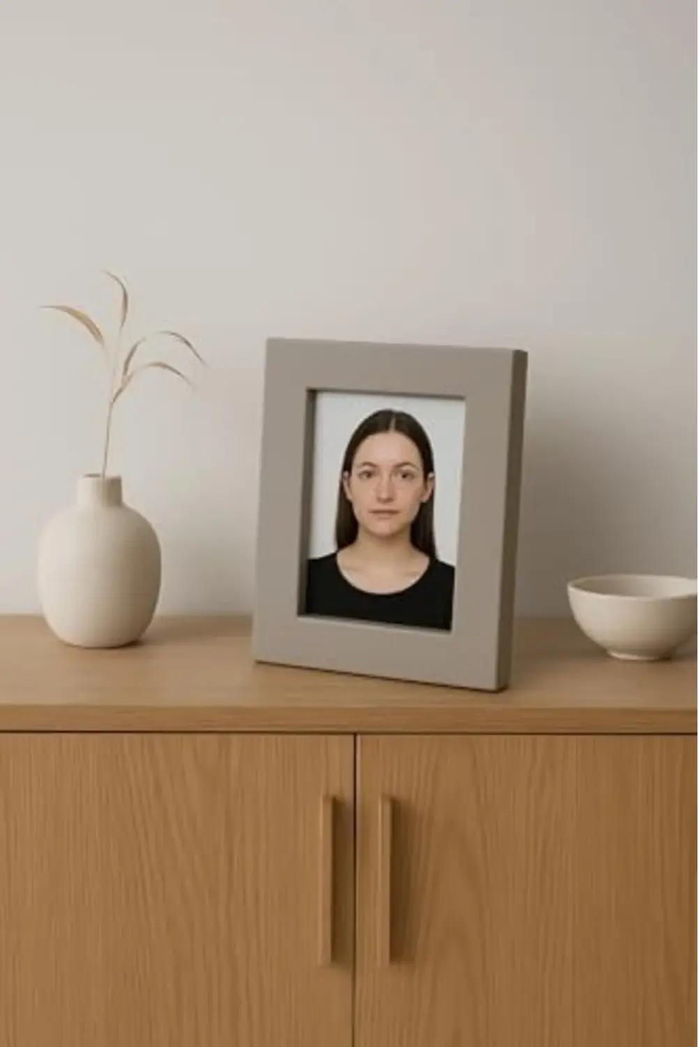 trendyvision Ahşap Resim Çerçevesi 3'lü Set Halinde 5 x 7.6 cm bo