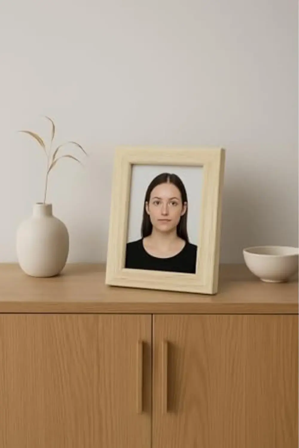 trendyvision Ahşap Resim Çerçevesi 3'lü Set Halinde 5 x 7.6 cm bo