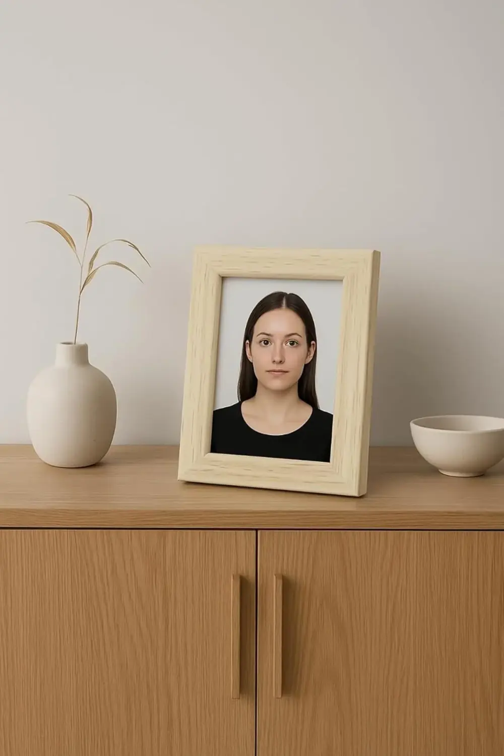 trendyvision Ahşap Resim Çerçevesi 3'lü Set Halinde 5 x 7.6 cm bo