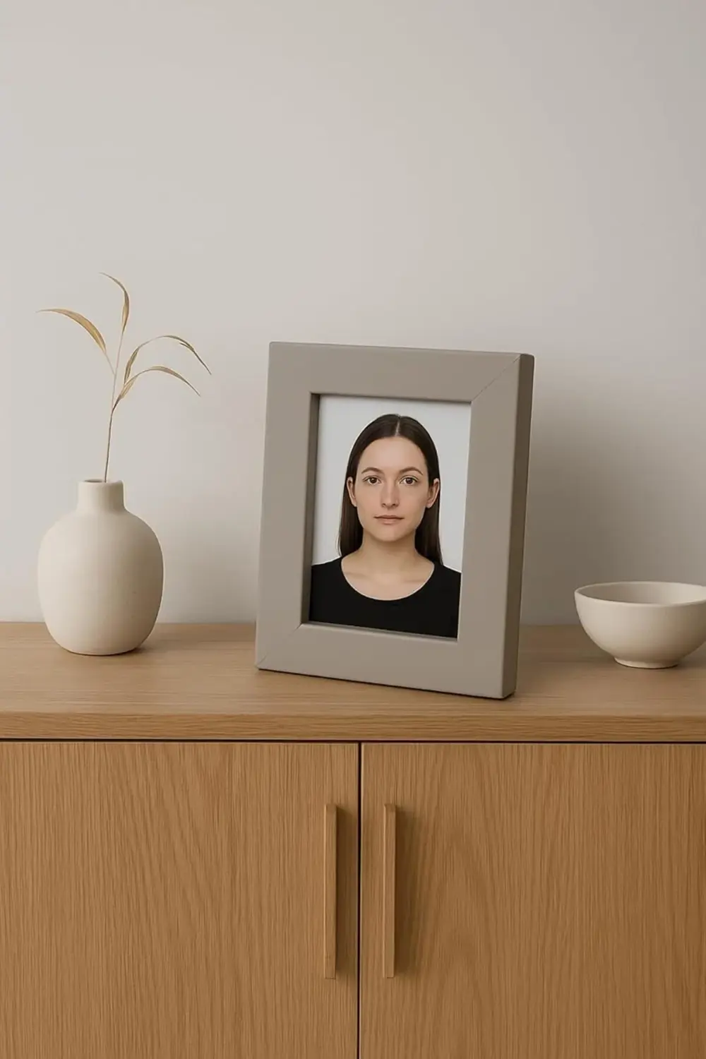 trendyvision Ahşap Resim Çerçevesi 3'lü Set Halinde 5 x 7.6 cm bo