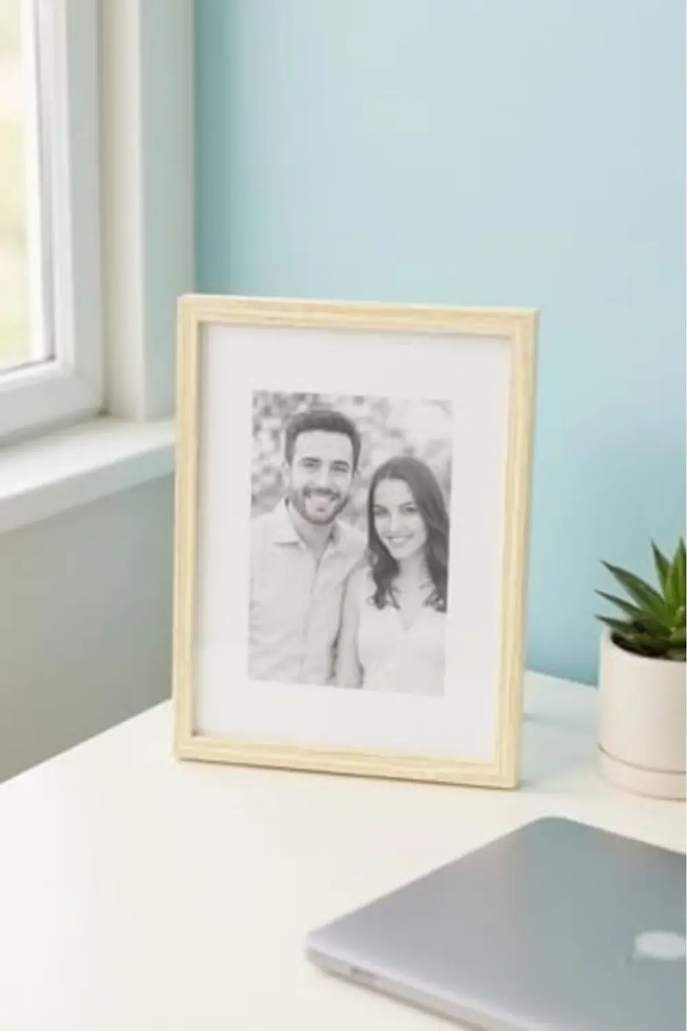 trendyvision Ahşap Resim Çerçevesi 4'lü Set Halinde 20 x 25 cm bo