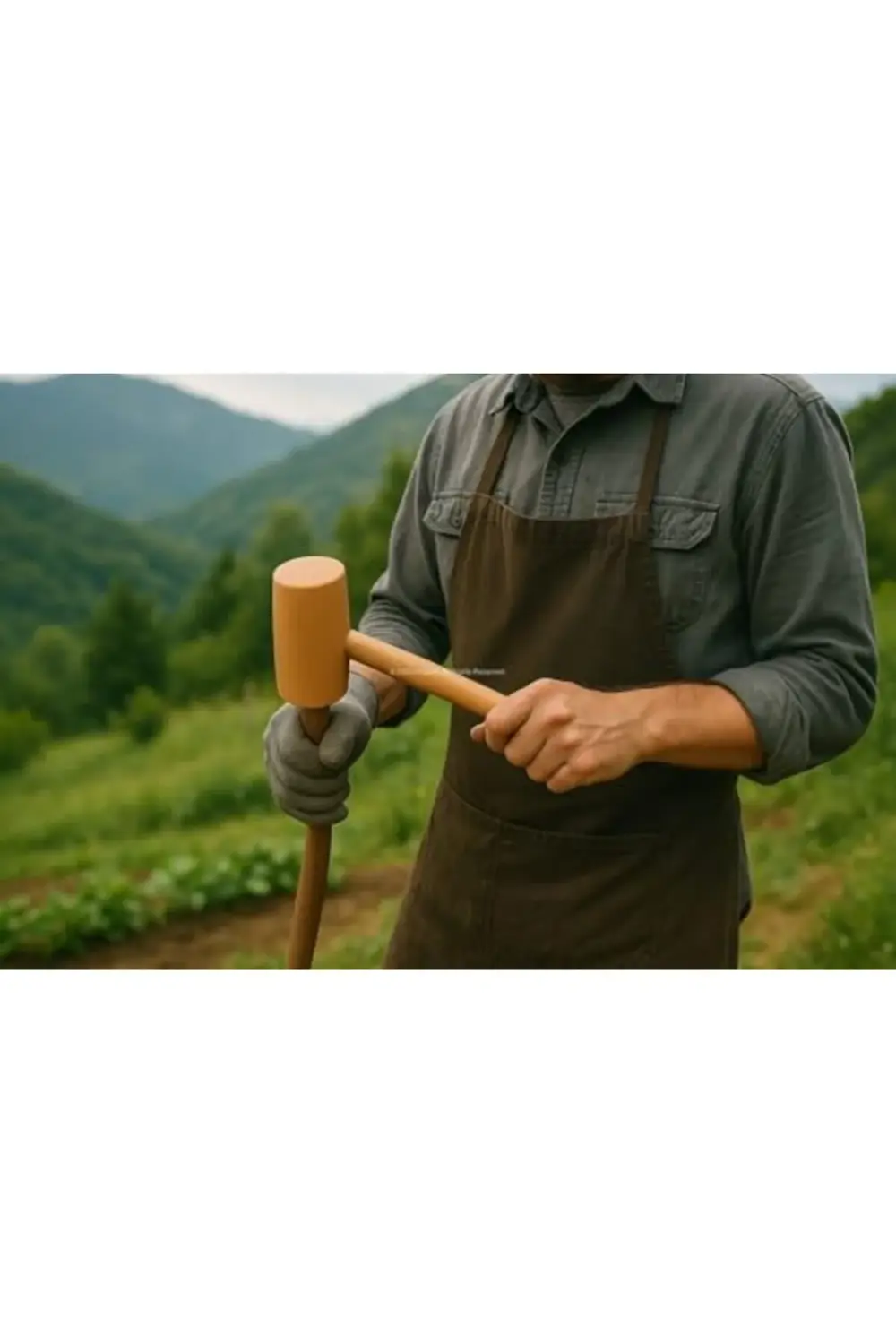 trendyvision Ahşap Tokmak, El Yapımı Doğal Ağaç, Marangozluk Tokm