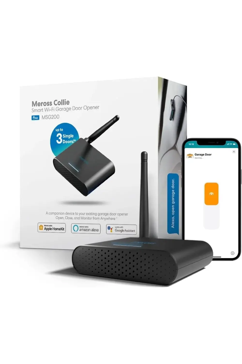 trendyvision Akıllı garaj kapısı açacağı HomeKit ile çalışır, har