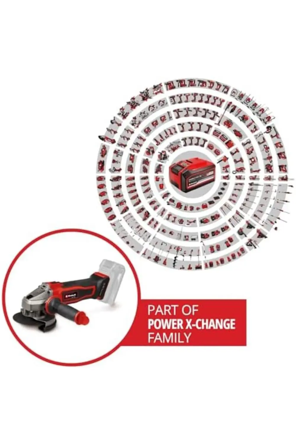 trendyvision Akülü Avuç Taşlama TE-AG 18/125-2 Li - Solo Power X-