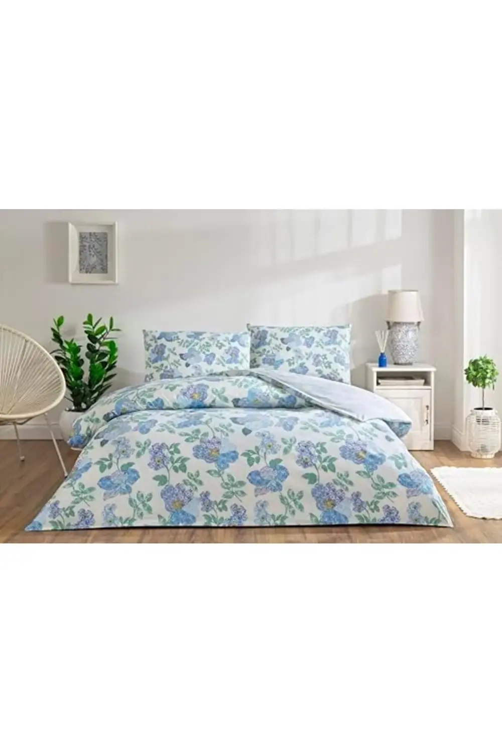 trendyvision Ardena Çift Kişilik Nevresim Takımı Mavi buyflicker