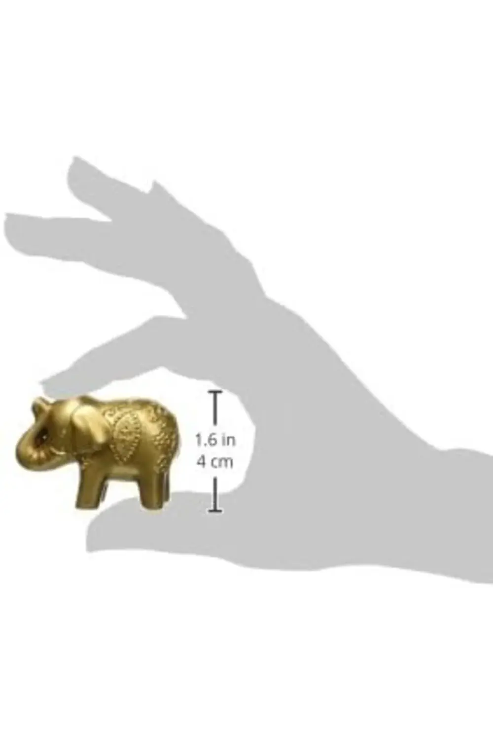 trendyvision Aspen yer kartı tutucu, altın fil motifli, fotoğraf
