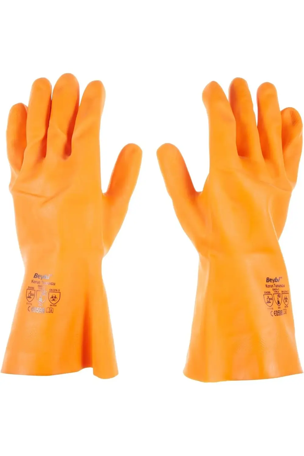 trendyvision Asuwy269_3221A3 Korun Turuncu İş Eldiveni Çift - 10