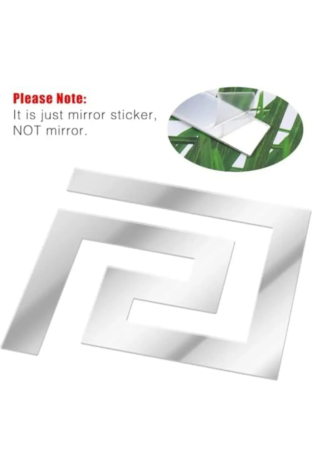 trendyvision Ayna Duvar Stickerı, 30 Parça Çıkarılabilir Kendinde