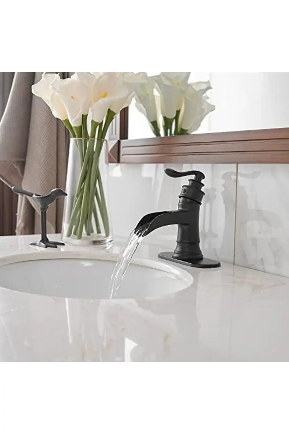 trendyvision banyo musluk şelale Lavabo Armatürü yağla ovulmuş br