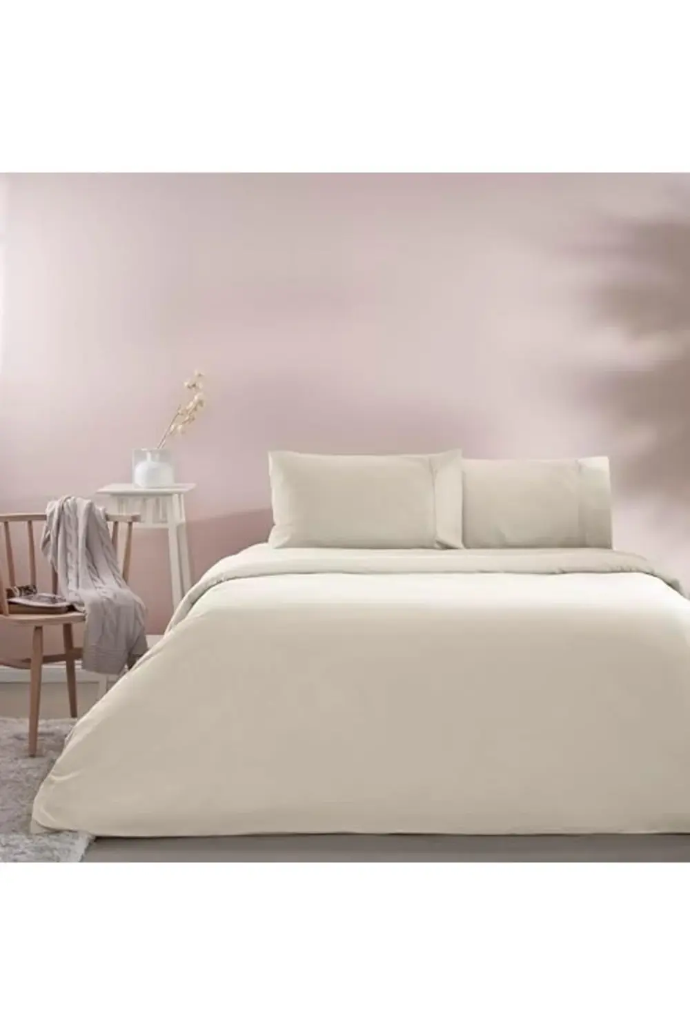 trendyvision Basic Standart Pamuk Nevresim Takımı, Ekru, Size buy