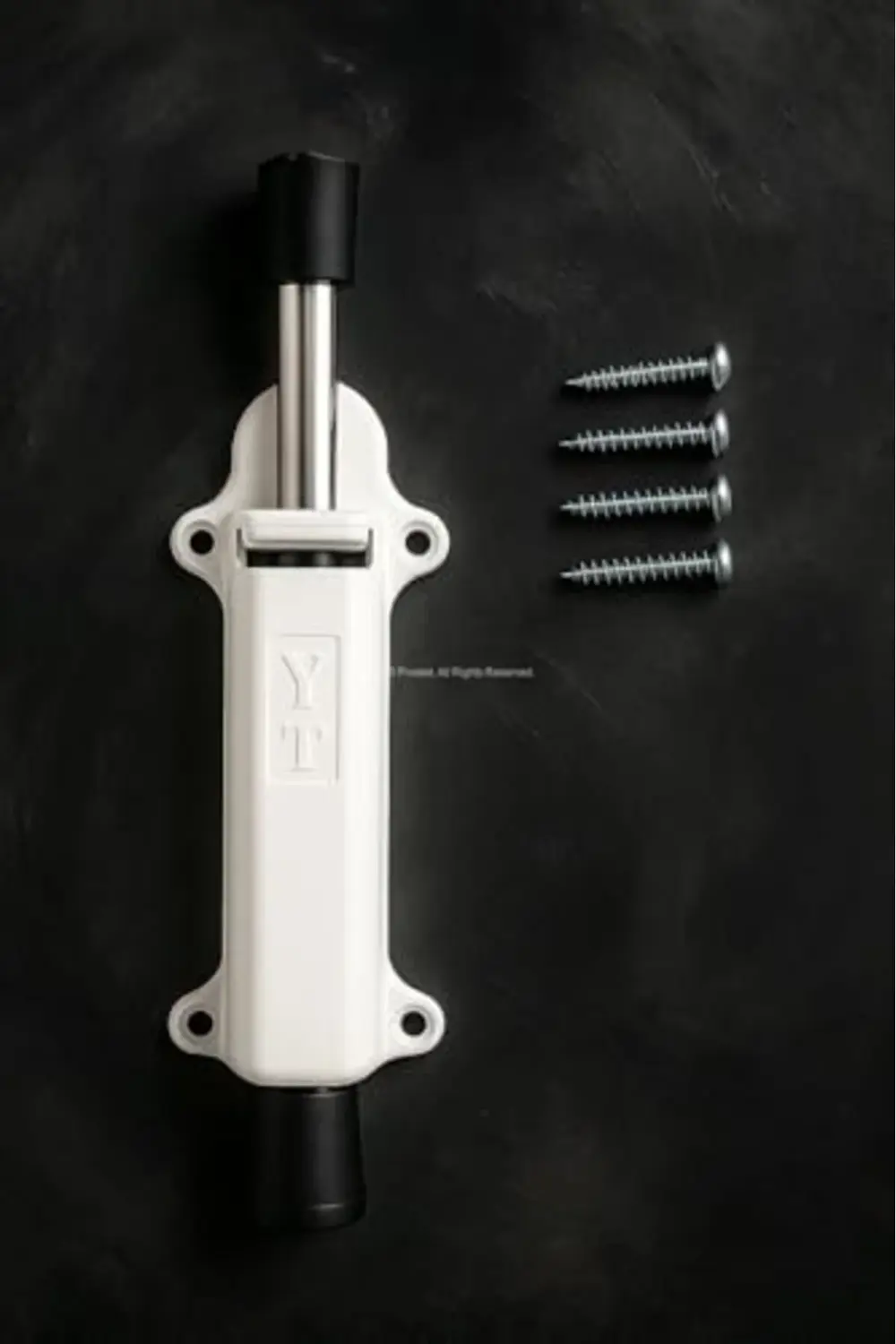 trendyvision Basmalı Kapı Stoperi, 4 Vida Dahil, Dayanıklı Metal,