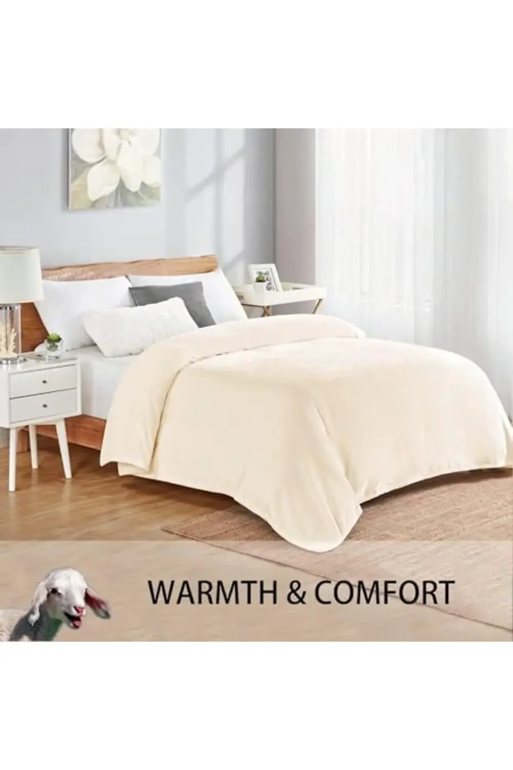 trendyvision Battaniye, 280GSM Süper Yumuşak Polar Yatak Battaniy