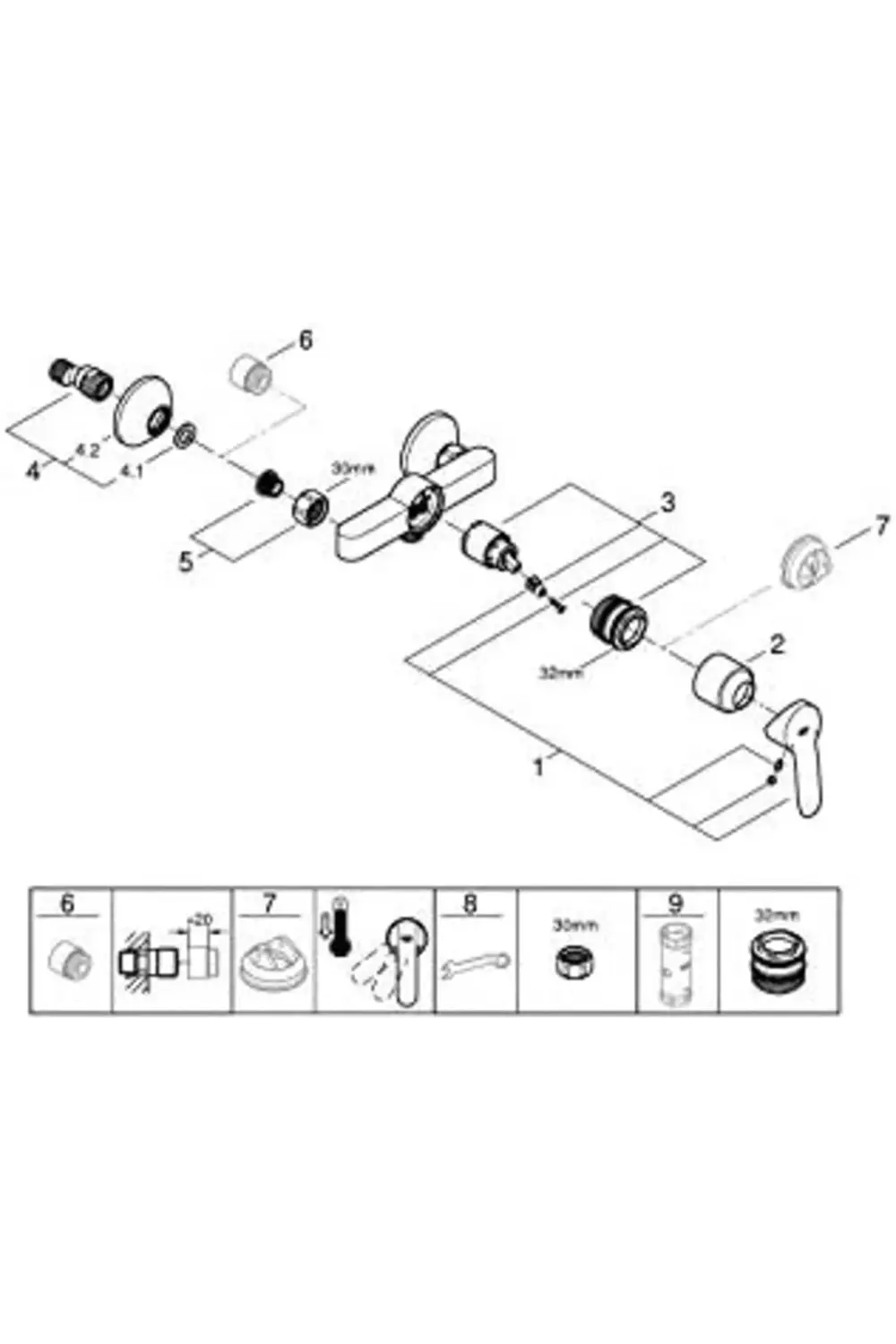 trendyvision BauEdge Duş Bataryası- 23636000 buyflicker 395519