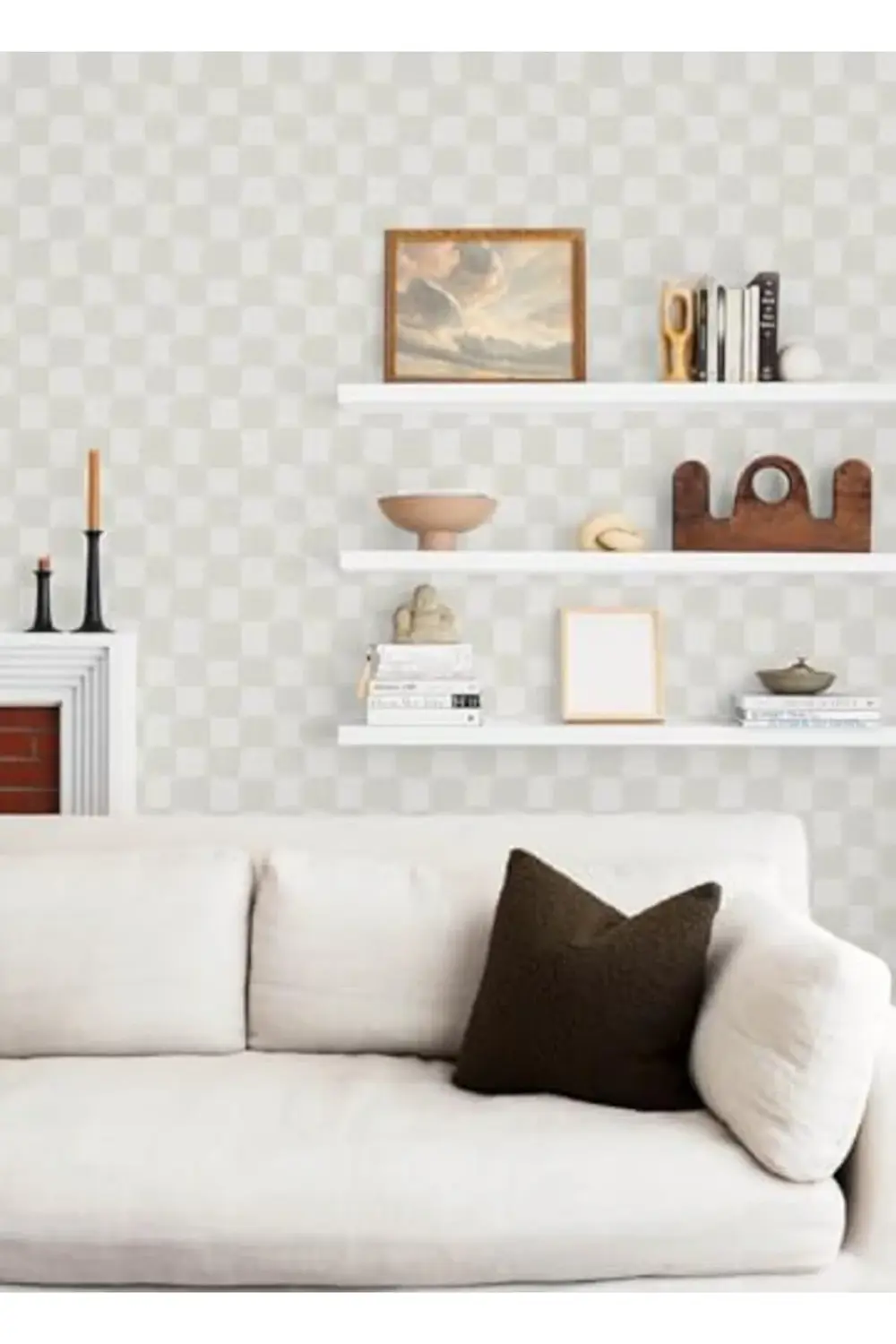 trendyvision Bay Tess Krem Denetleyicisi Peel and Stick Duvar Kağ