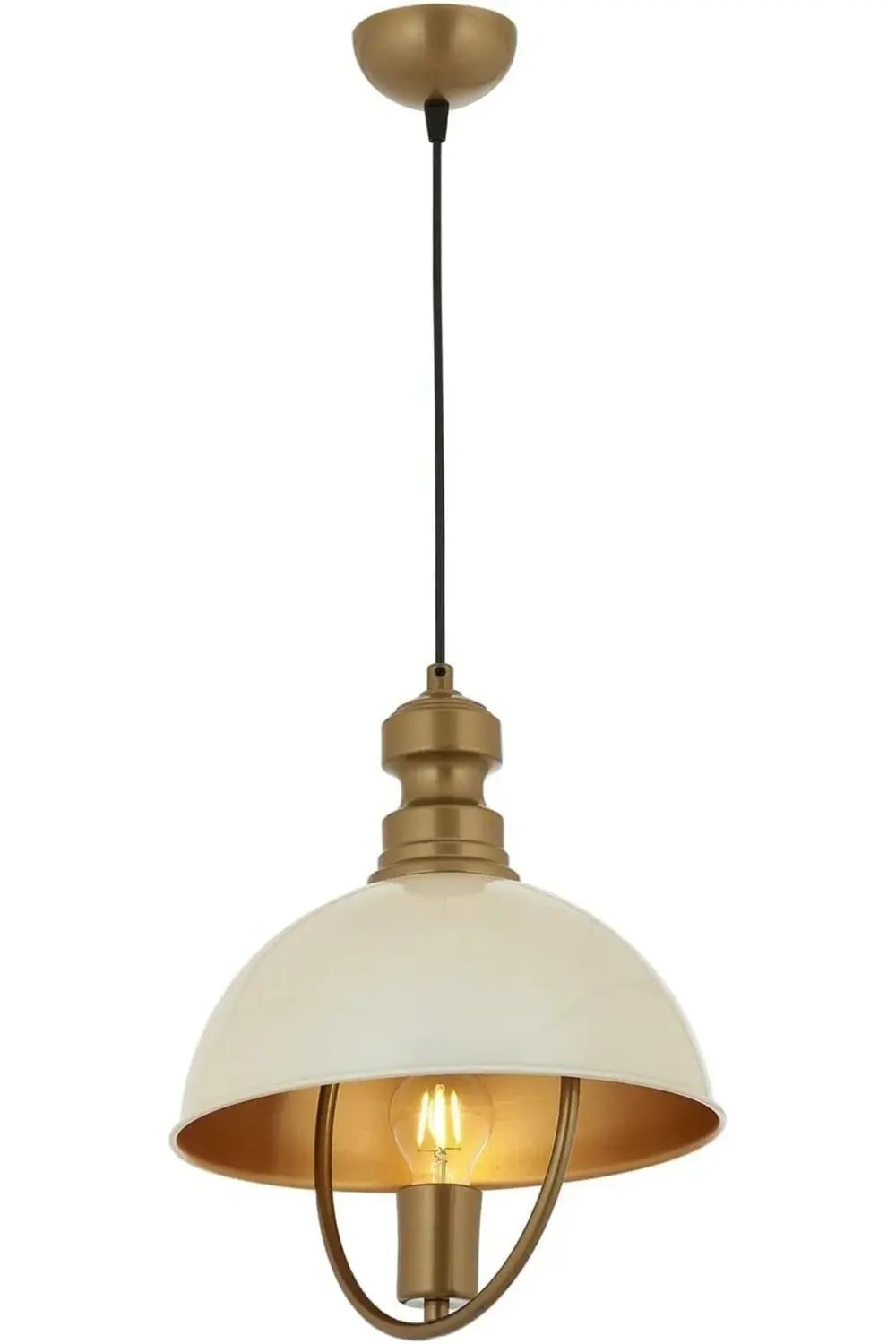 trendyvision Beyaz Boyalı Modern Avize E27 Metal 35cm buyflicker