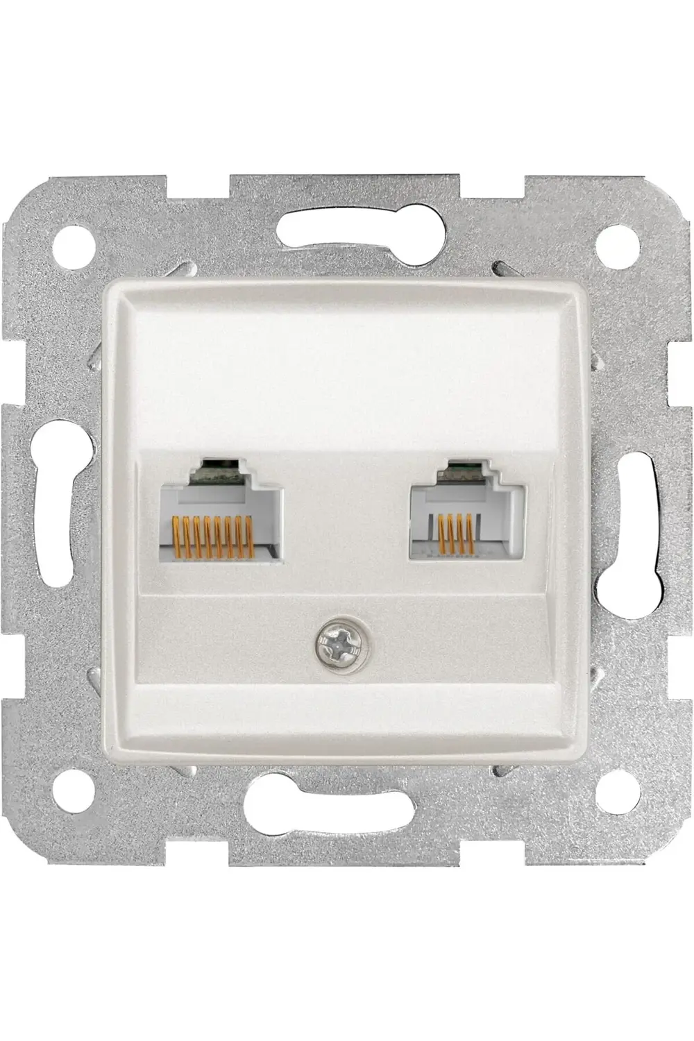 trendyvision Beyaz Data ve Nümeris CAT6 ve CAT3 Mekanizma ve Kapa